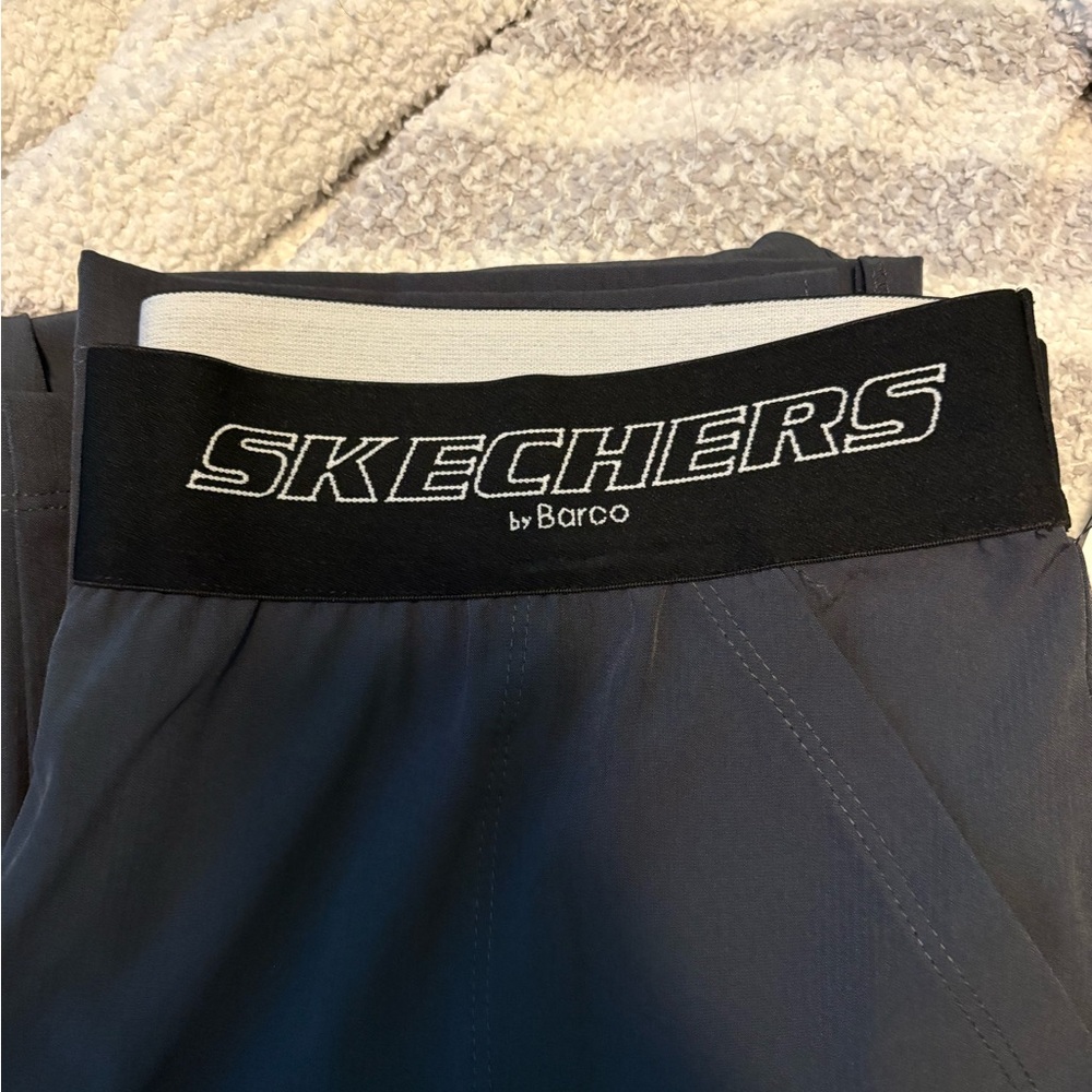 Skechers Heather Gray Scrub Pants